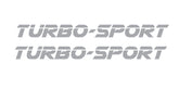 2 x Turbo Sport Decals , Stickers 4WD 4x4 Sticker